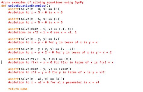 Solving a differential with <b>SymPy</b> diff() For differentiation, <b>SymPy</b> provides us with the diff method to output the derivative of the function. . Solve system of equations sympy